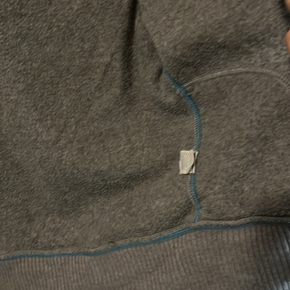 American Eagle Outfitters Gray Fleece Style Zip Up Hooded Jacket S - Picture 13 of 16